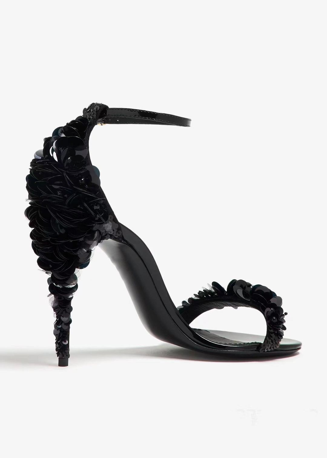Femme Højhælede Sandaler med florale udsmykninger Stilla
