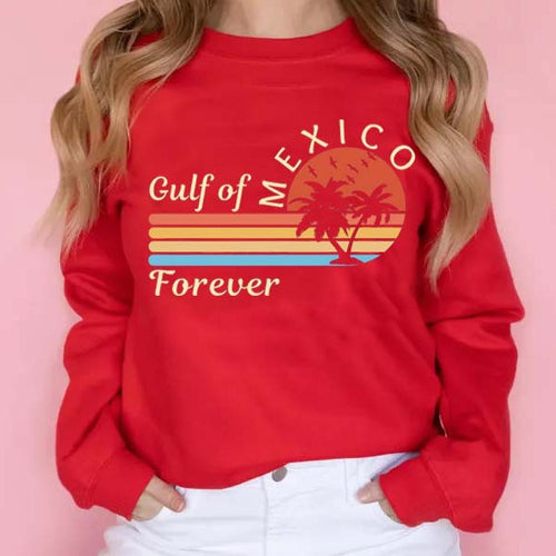 Kvindernes sweatshirt med tropisk grafisk design og moderne print Stilla