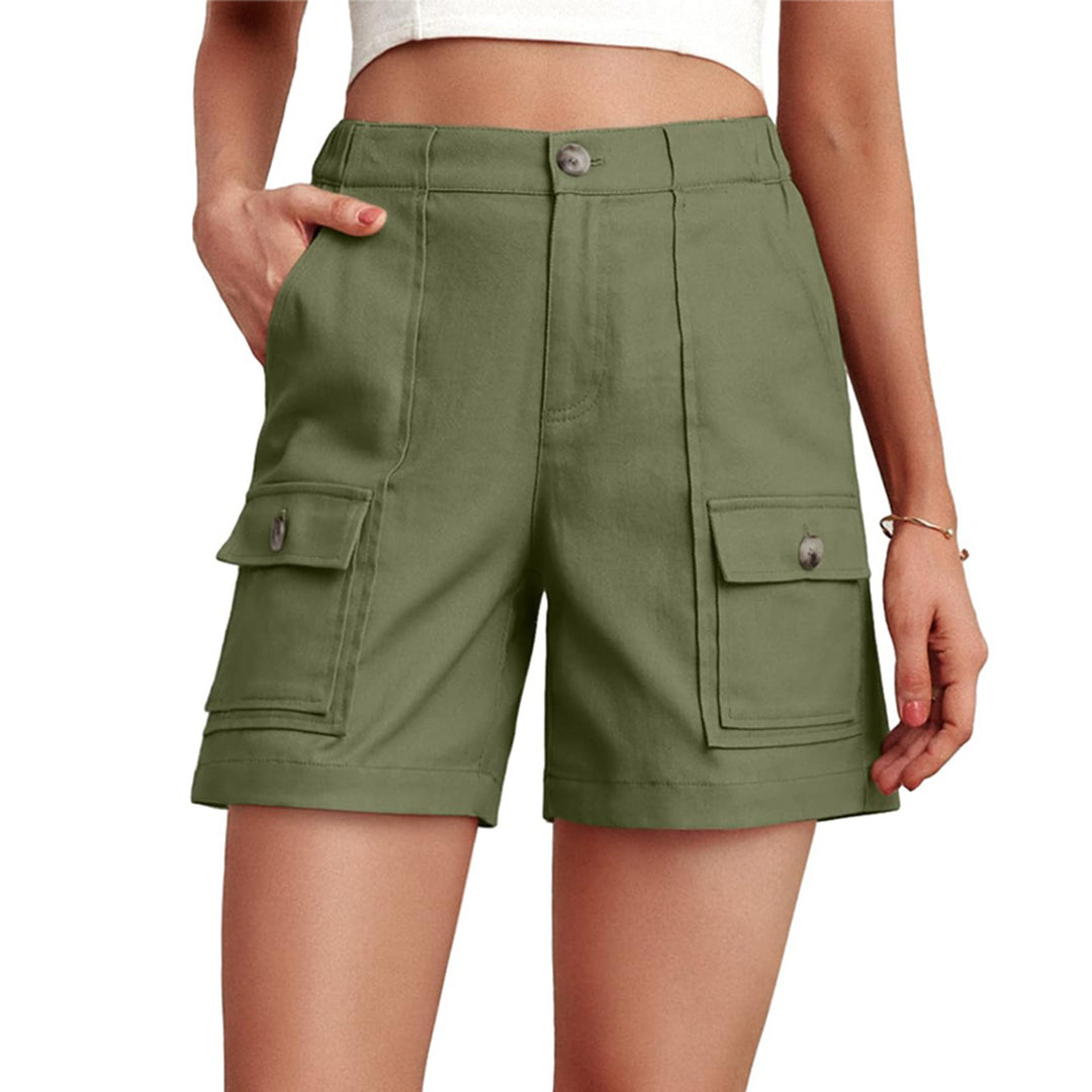 Dame Cargo-shorts med praktiske sidelommer og moderne snit Stilla