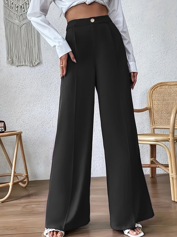 Dame Elegant og bred bukser med høj talje Stilla