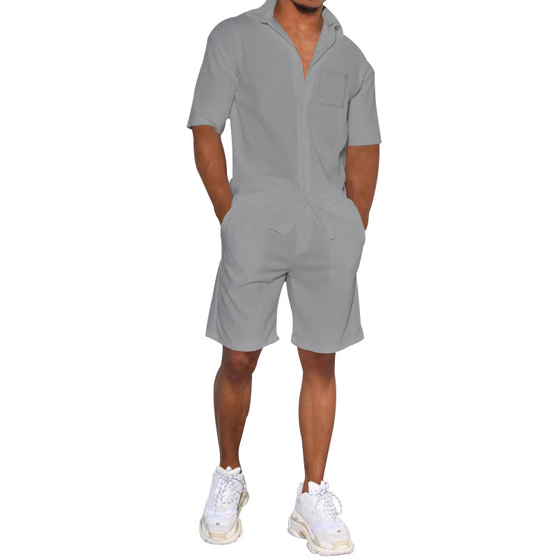 Herren moderigtige overall med praktiske lommer og sporty flair Stilla