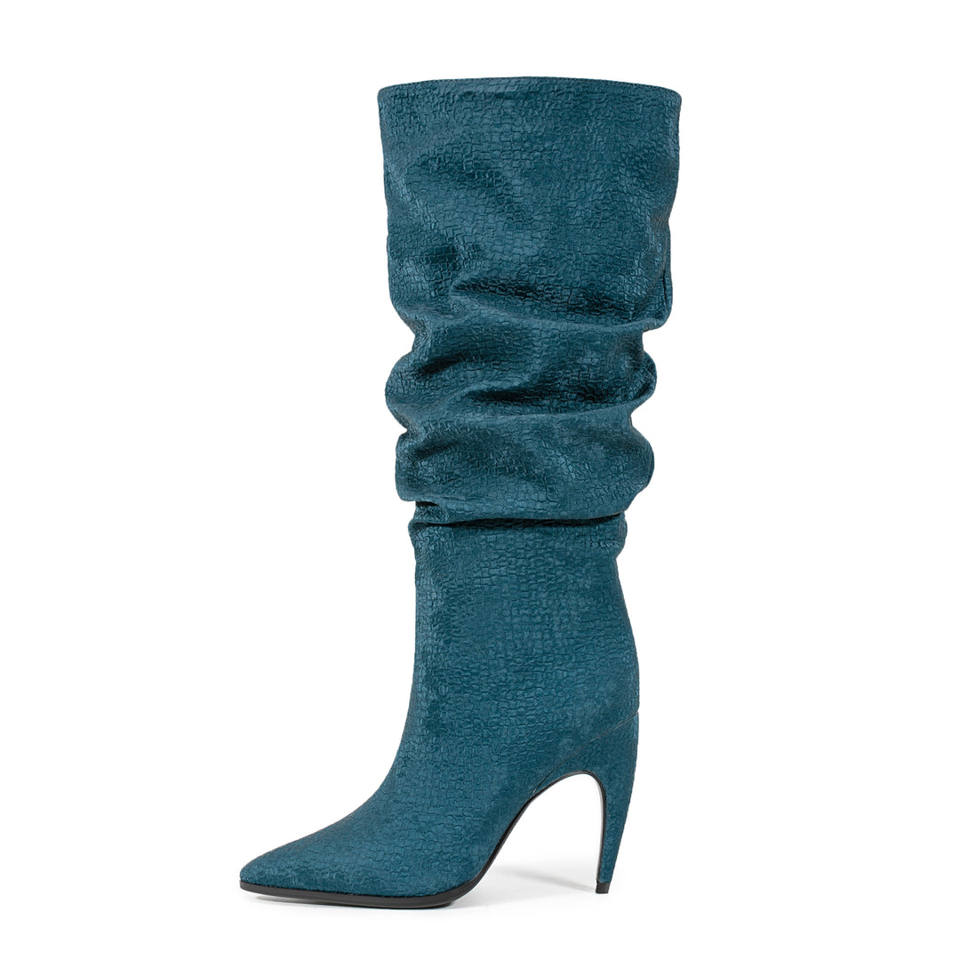 Femme Slouchy Høje Hæle Over-the-Knee Støvler Stilla