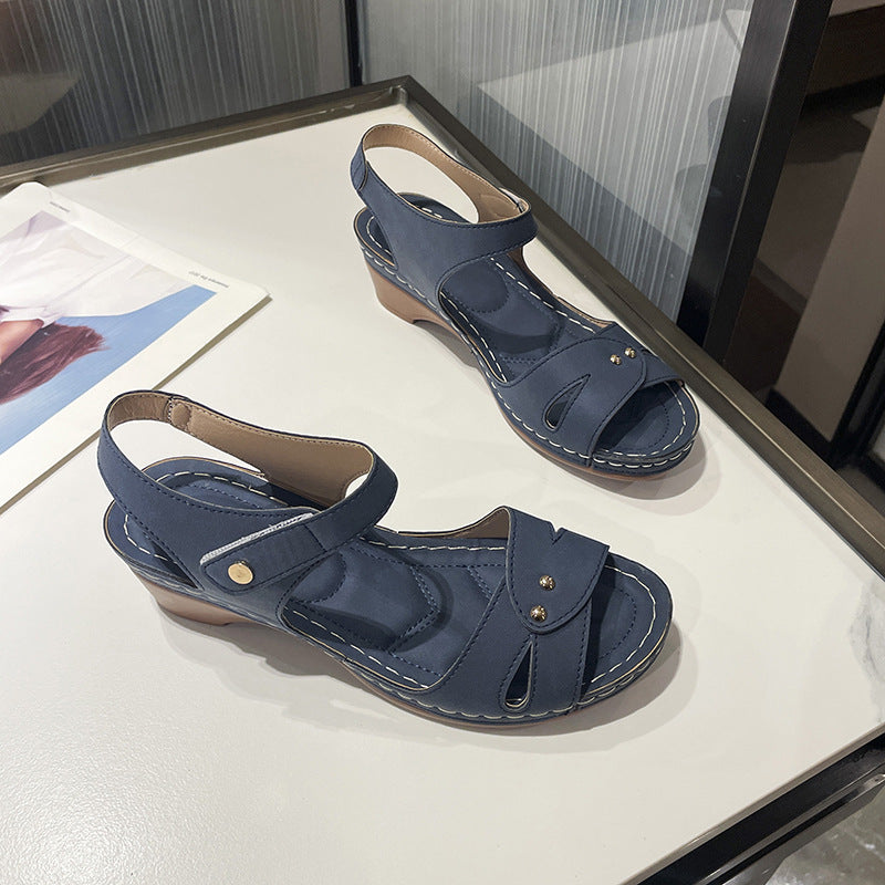Dame Komfortable Slingback Sandaler med moderne spænde dekoration Stilla