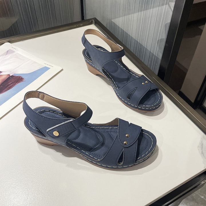 Dame Komfortable Slingback Sandaler med moderne spænde dekoration Stilla