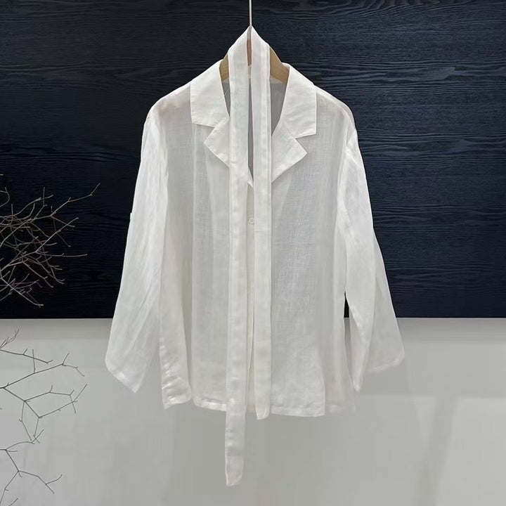 Femme Let Casual Knapper Skjorte Stilla