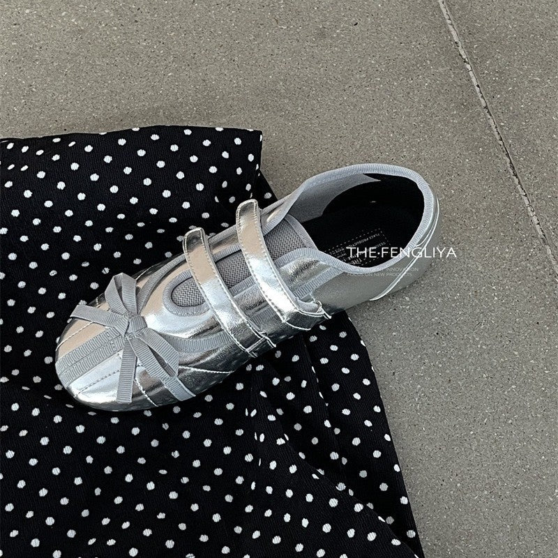 Dame Stümpfe Metallic Athletic Sneakers med dæmpning Stilla