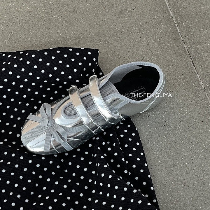 Dame Stümpfe Metallic Athletic Sneakers med dæmpning Stilla