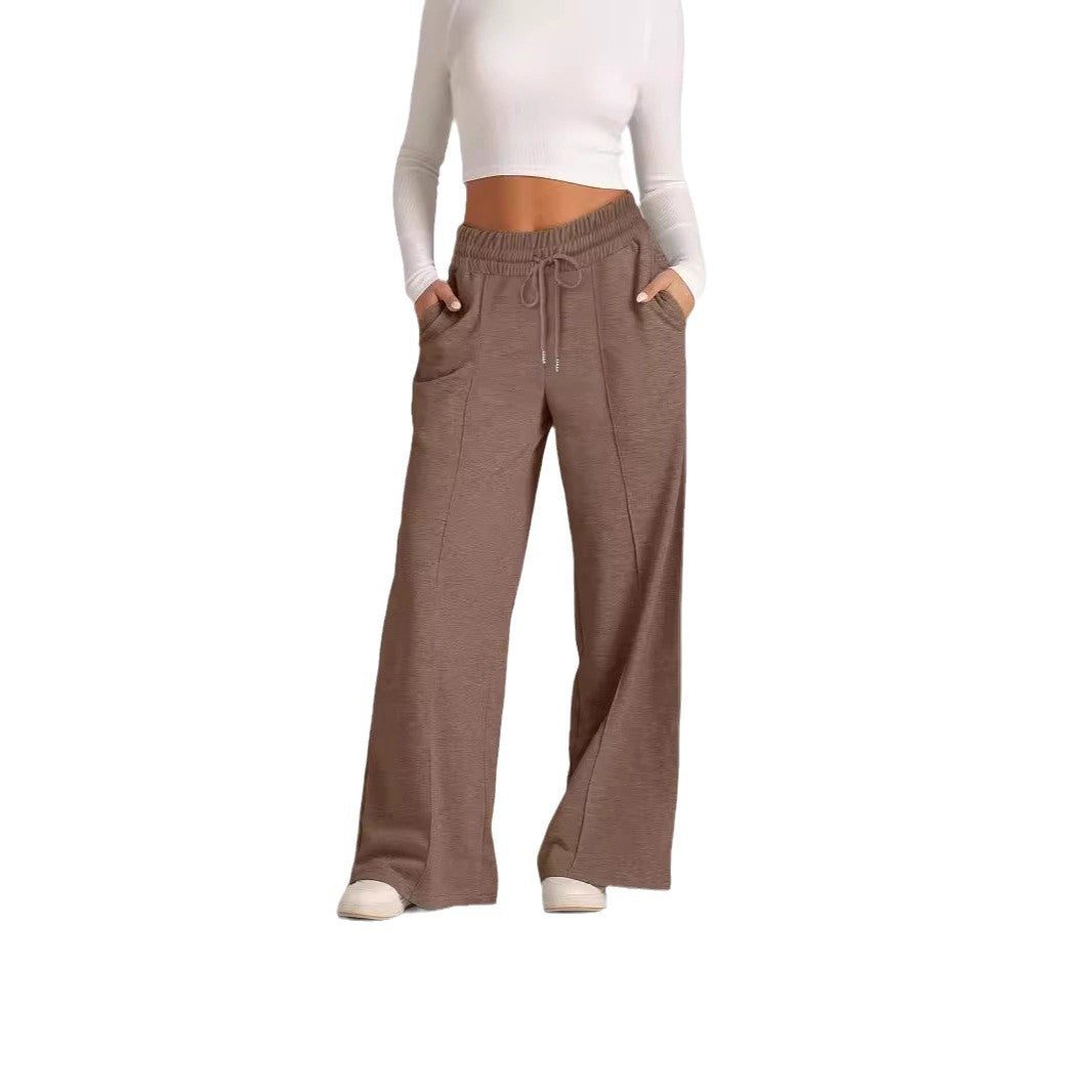 Dame Luxus Brede Bukser Lounge Hose Stilla