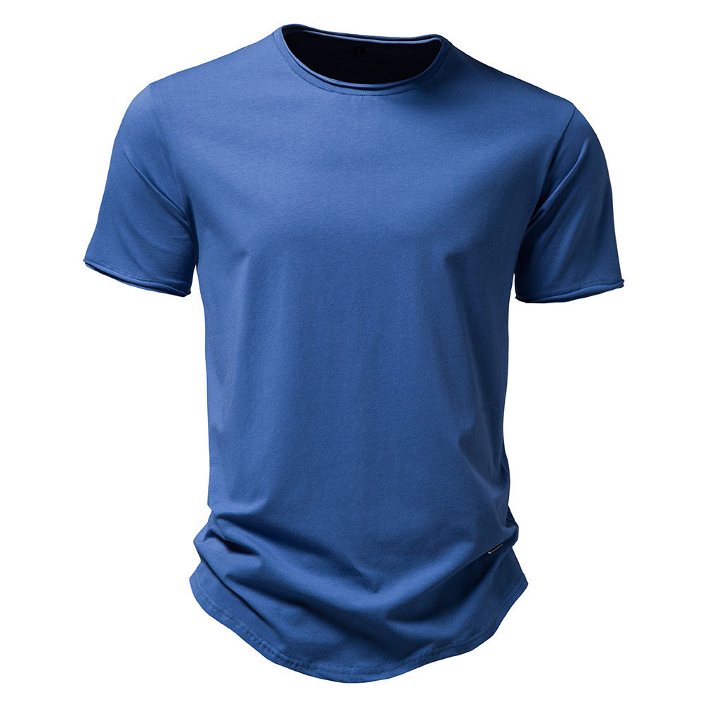 Herre T-shirt lavet af kvalitets, åndbart bomuldsblanding med moderne snit Stilla