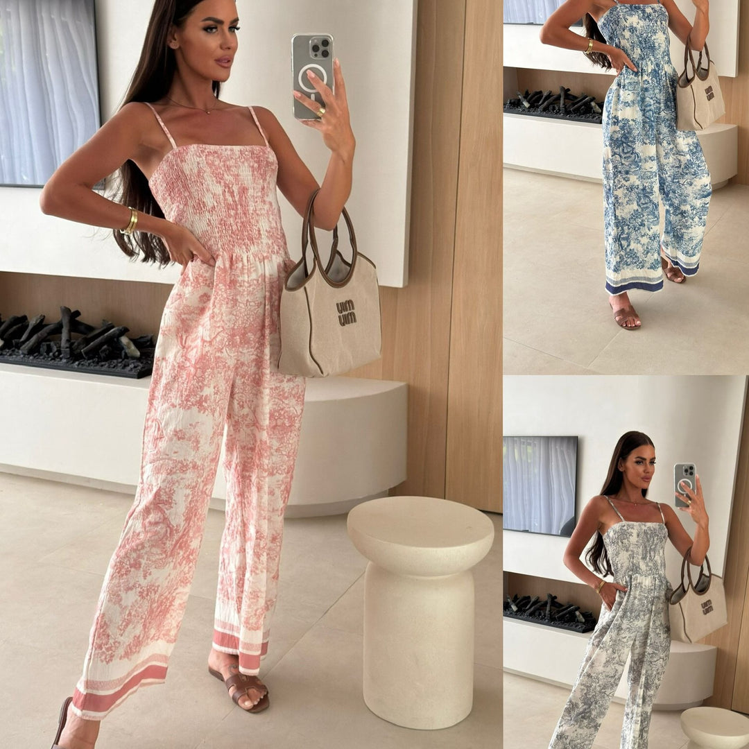 Dame Floral Print Jumpsuit Stilla
