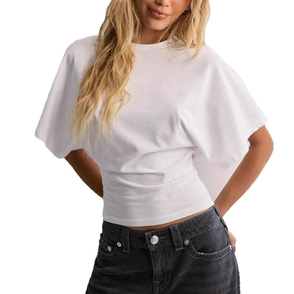 Dame Behagelig Oversized T-shirt med moderne snit Skovae