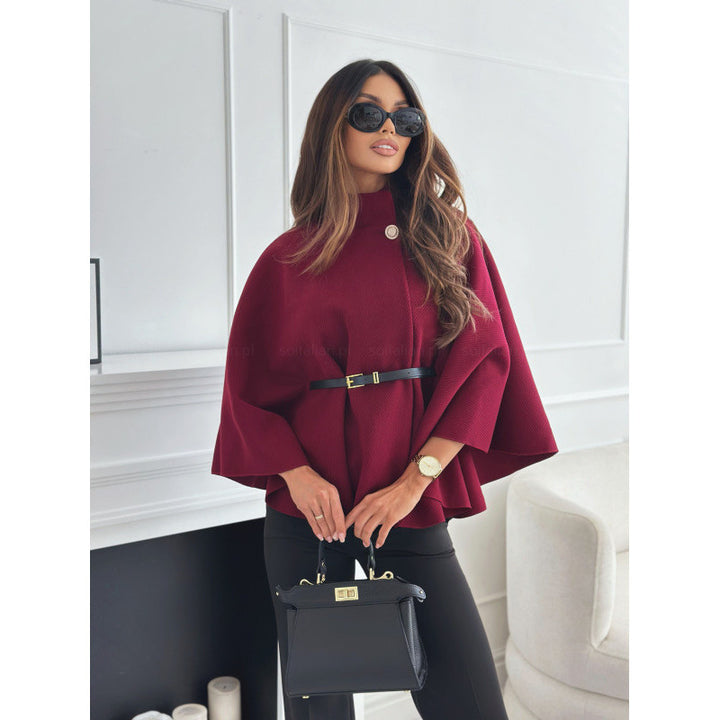 Femme Elegantes Cape med bælt Stilla