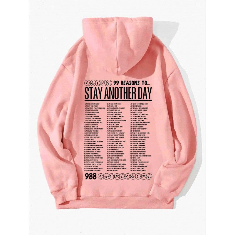 Kvinders hoodie med originalt design og inspirerende budskab Skovae