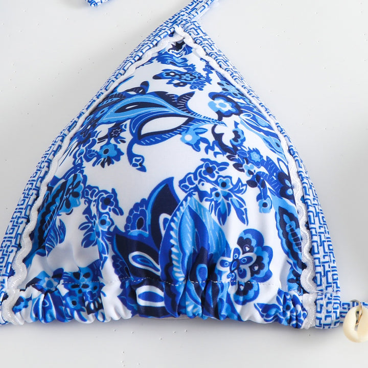 Dame Bikini Sæt med blomstret Design Stilla