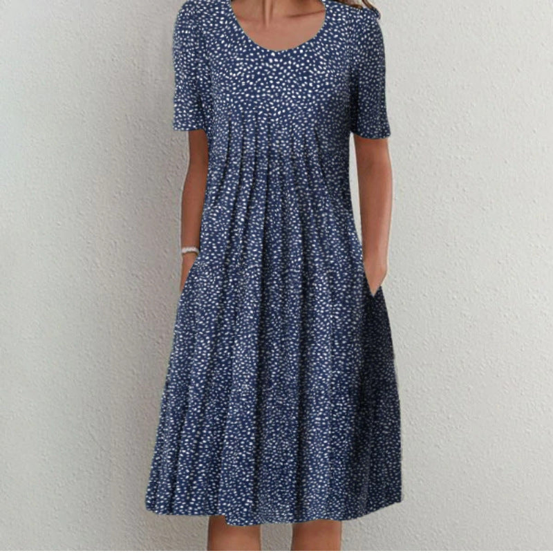 Kvinder Floral Print Afslappet Maxi Kjole Stilla