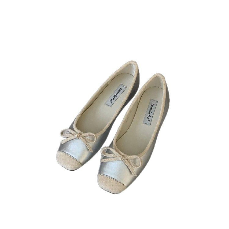Dame Ballerinas med elegant sløjfe-design og ædel fodseng Stilla