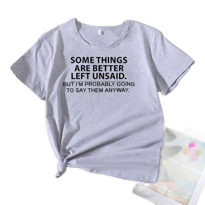 Kvinder Sjovt Statement Grafik T-shirt Stilla