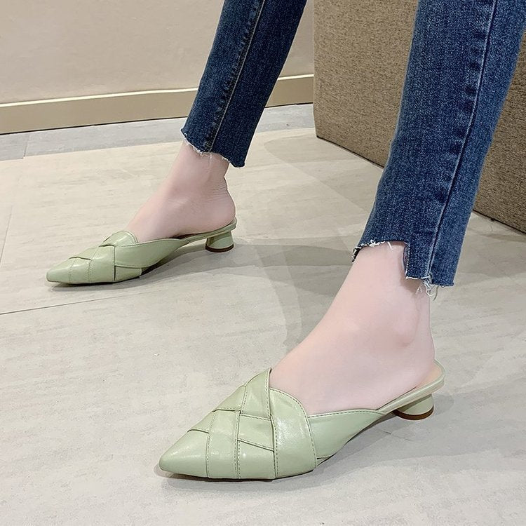 Dame ballerinaer med stilfuldt flettet design og komfortabelt fodsenge Stilla