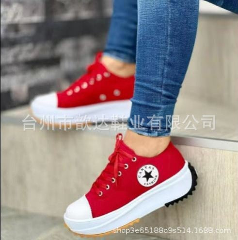 Dame sneakers med lysende såler og moderigtigt design Stilla