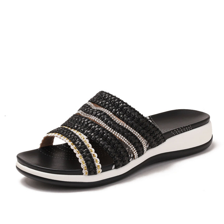 Dame Komfortable Sandaler med dekorerende detaljer Stilla