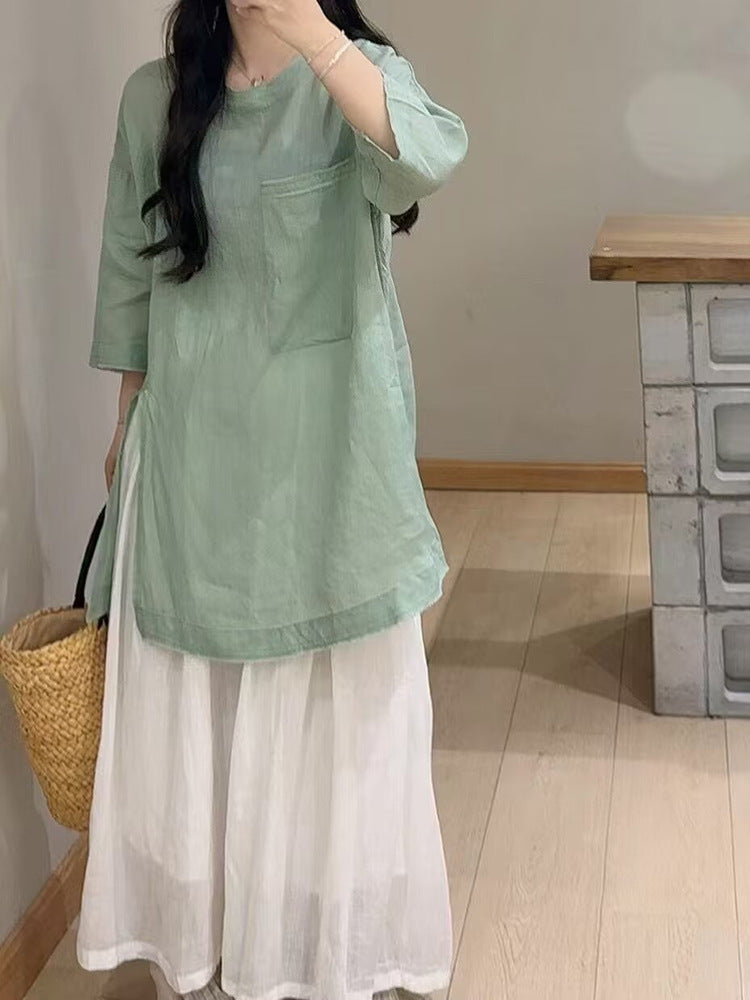 Femme Breezy Oversized Tunika-Top Stilla