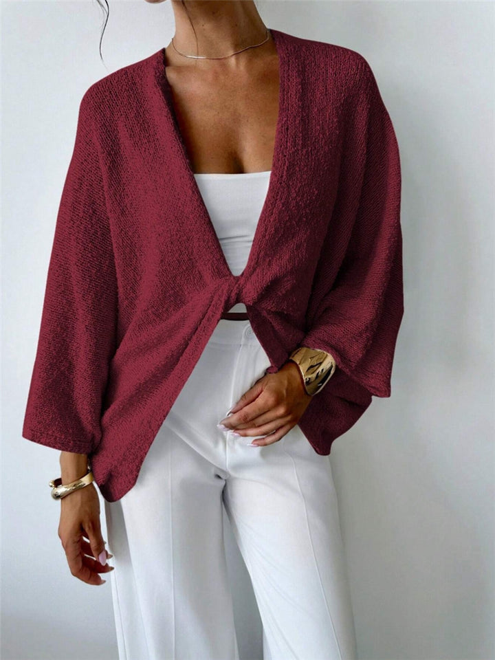 Kvinder Kimono Jakke med Bred Snit og Casual Elegance Stilla
