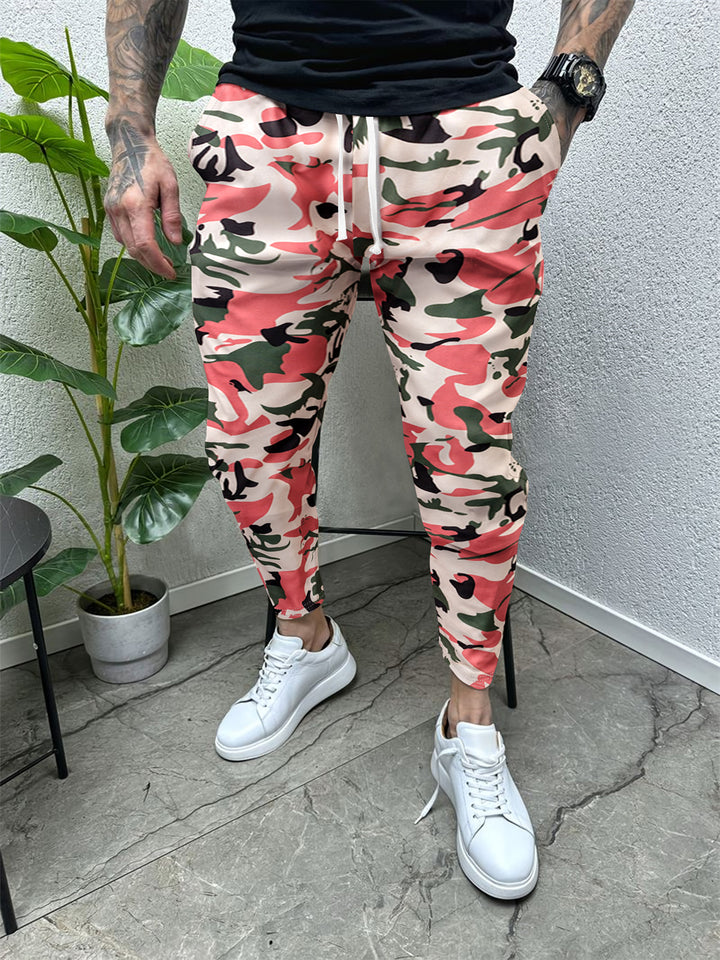 Herre joggingbukser i moderne camouflage-stil Stilla