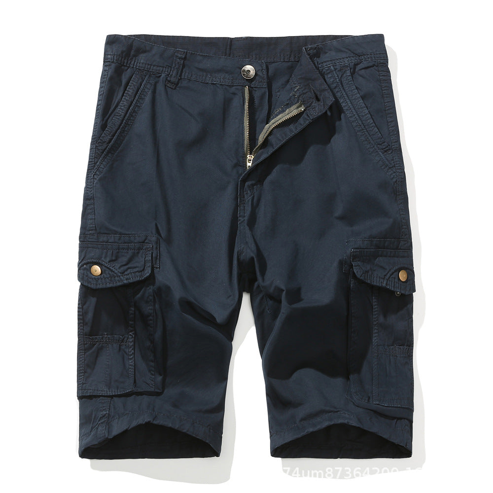 Herrer funktionelle Cargo-shorts med praktiske sidelommer Stilla