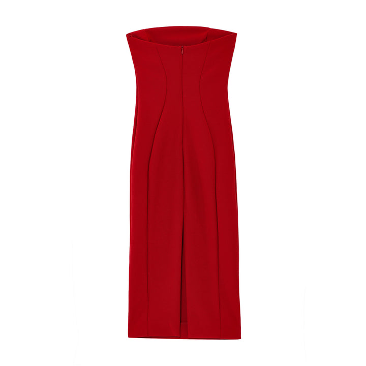 Femme Strapless Bodycon Maxi Kjole Stilla