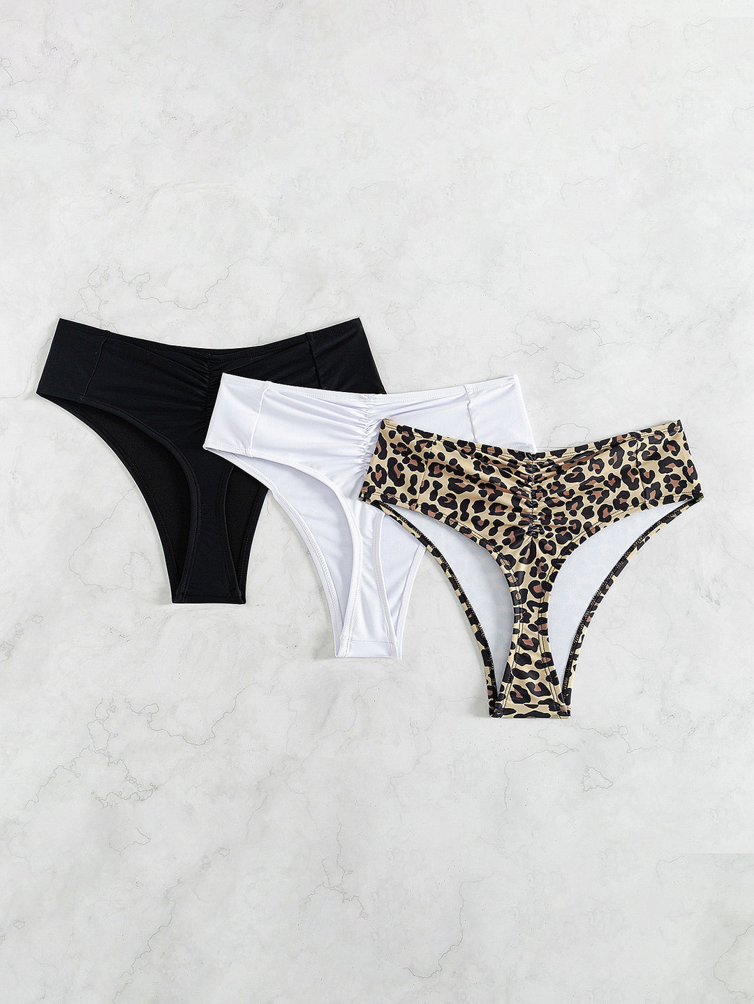 Damer Højskåret Bikini med sidebindebånd Skovae