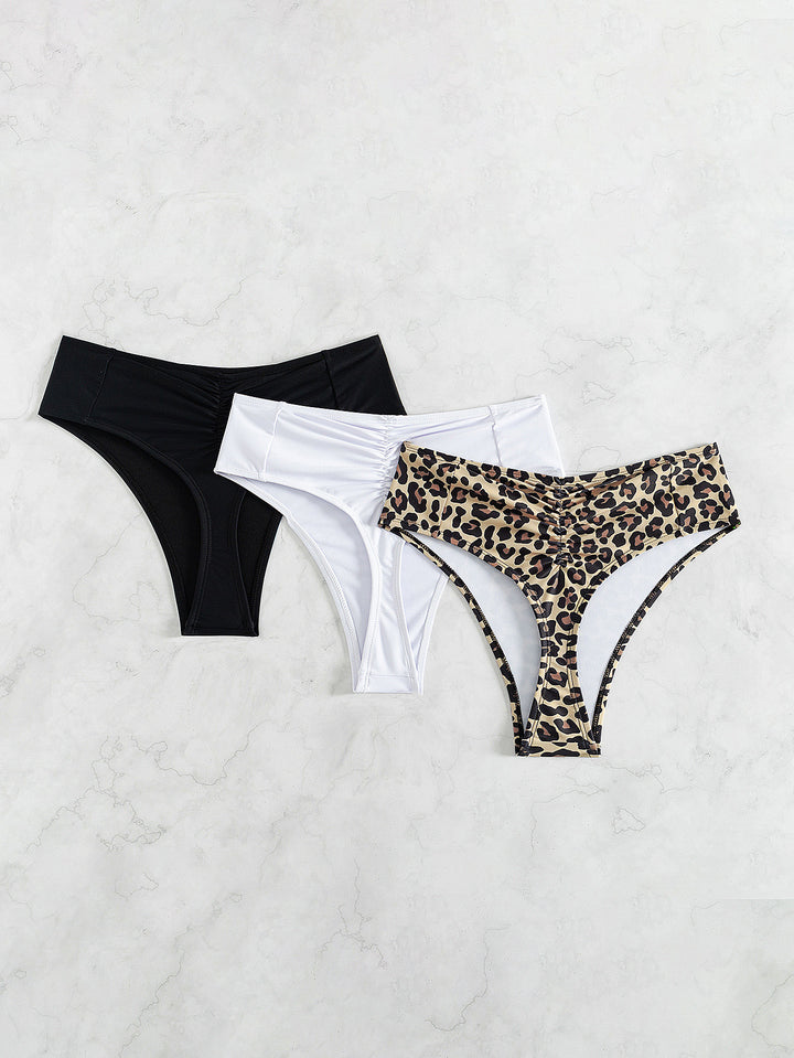 Damer Højskåret Bikini med sidebindebånd Skovae
