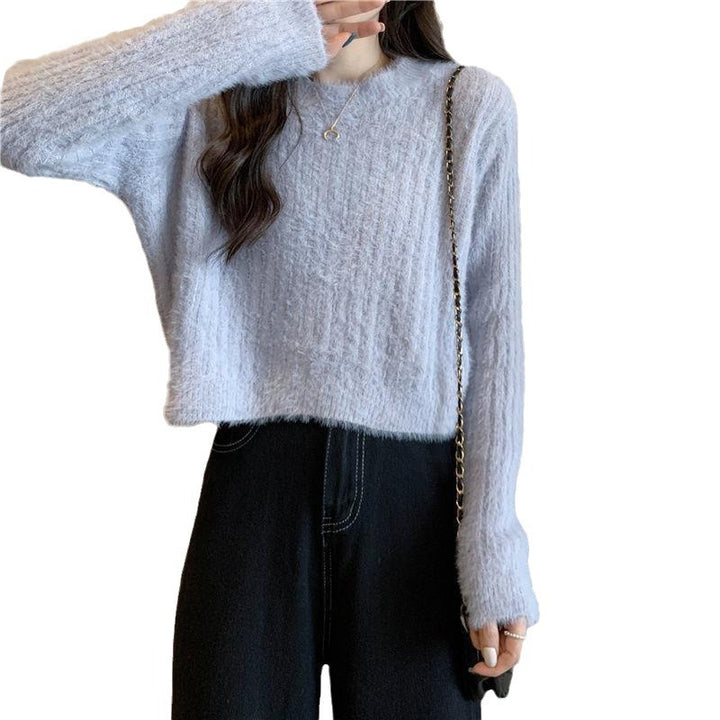Kvinders hyggelige strikket sweater med blødt materiale Stilla