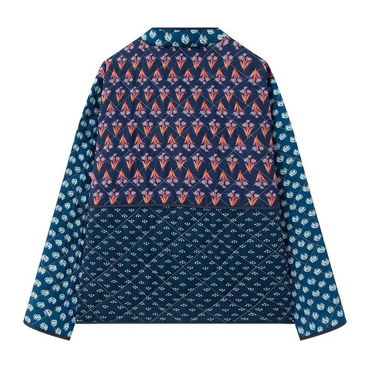 Femme quiltet floral Utility-jakke Stilla