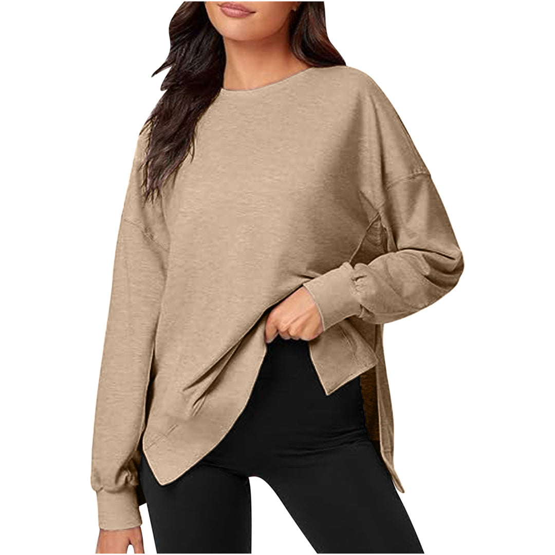 Dame afslappet sweatshirt med moderne snit Stilla