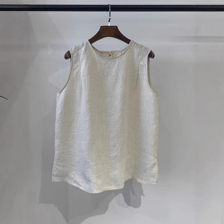 Femme Let linned ærmeløst top Stilla