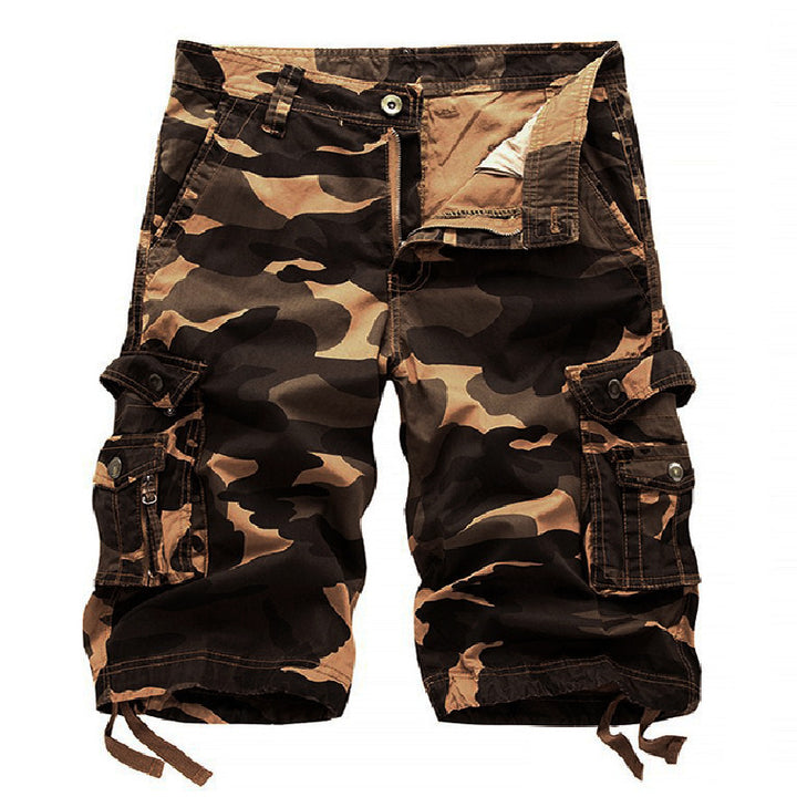 Herrer cargo shorts med multifunktionslomme-design Stilla