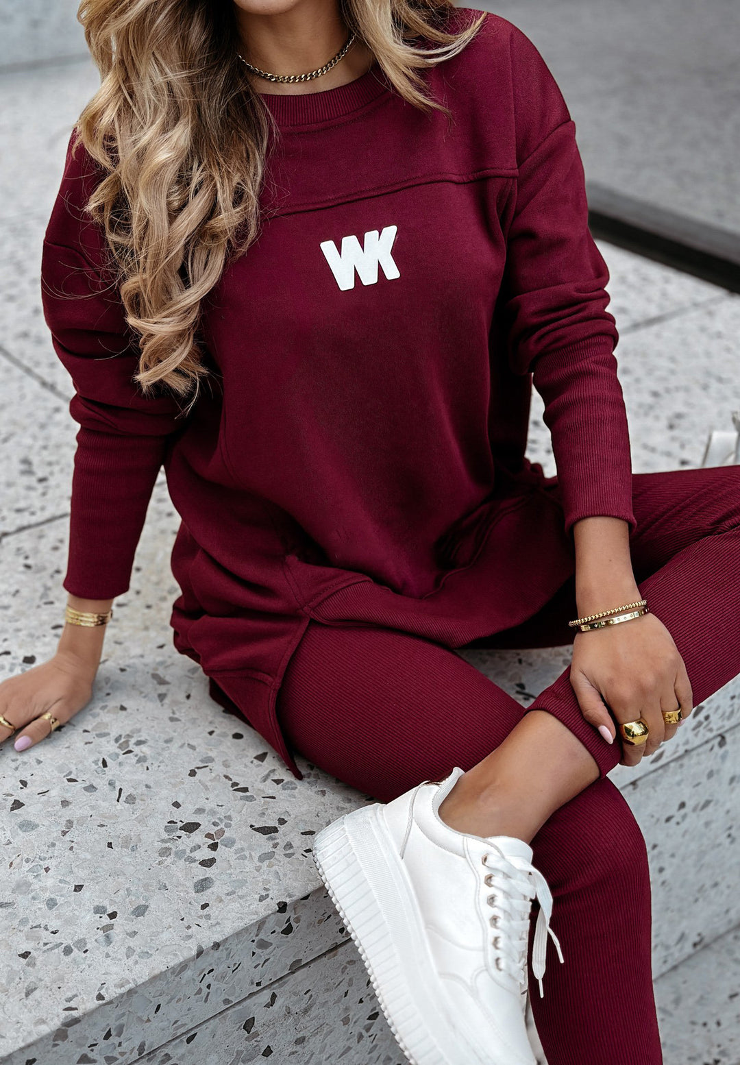 Dame Oversized Fritidsdragt med afslappet snit og elegante detaljer Stilla