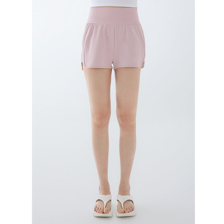 Dame Sporty Shorts med høj talje og sideslids Stilla