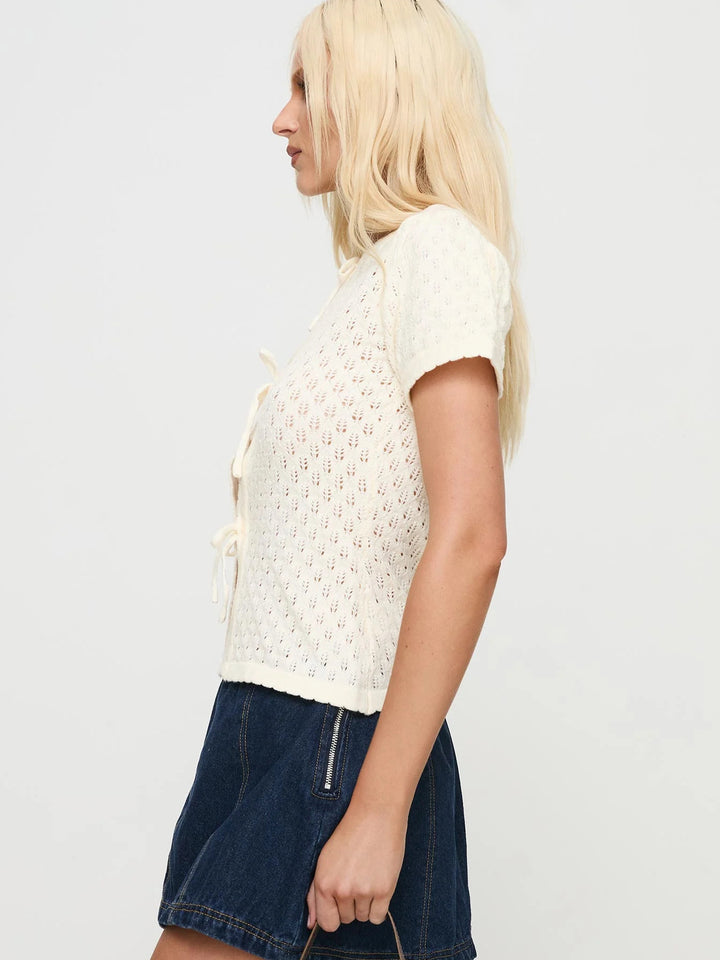 Dame luftige strikbluse Stilla