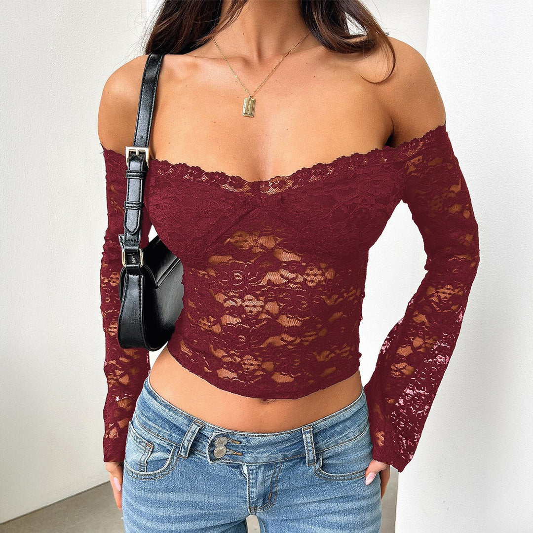 Dame Off-Shoulder Spidsetop Skovae