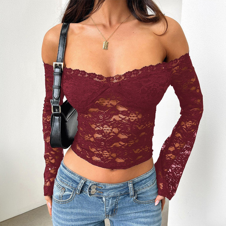Dame Off-Shoulder Spidsetop Skovae