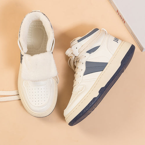 Dame højformat sneakers med åndbart overmateriale og piget design Stilla