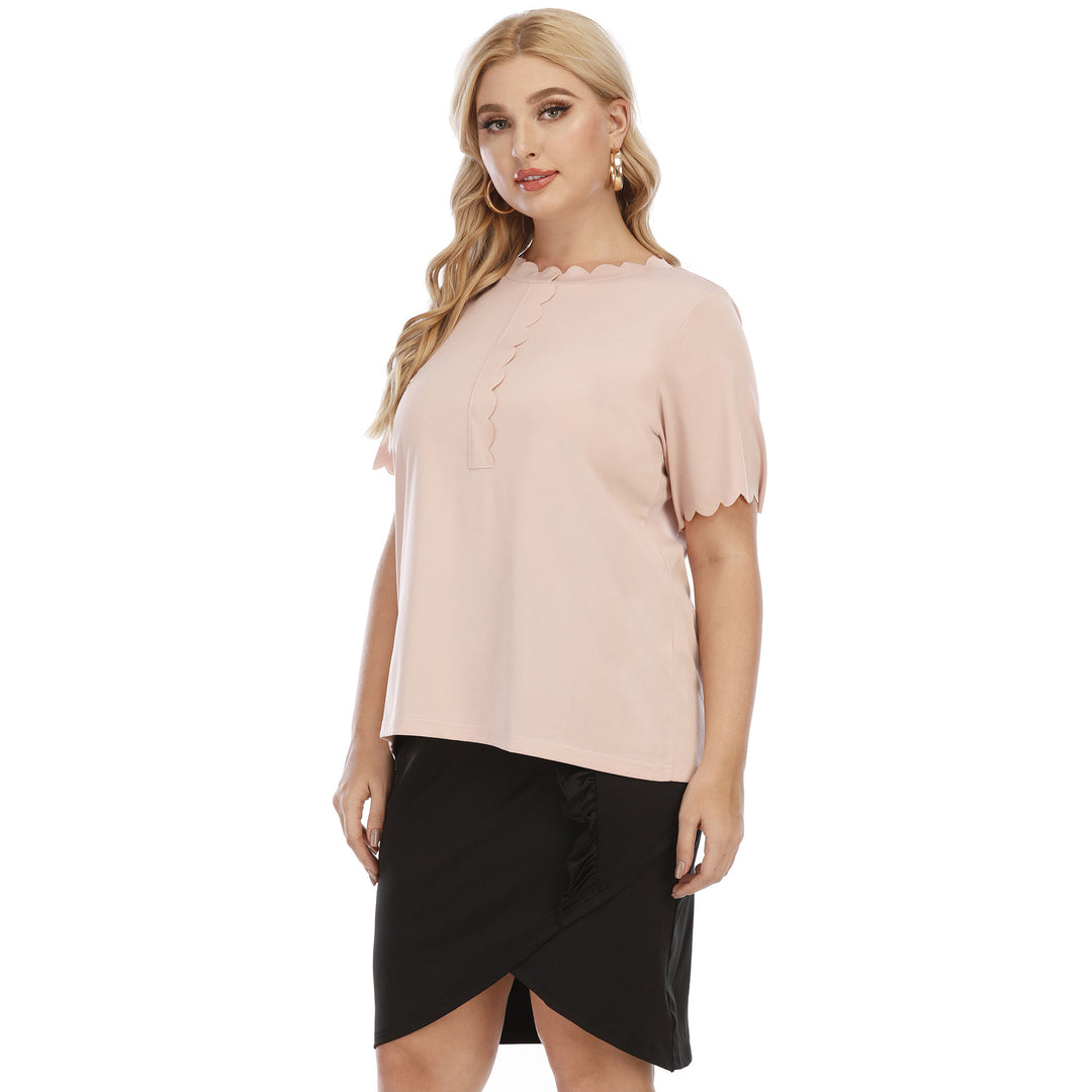 Femme Elegante Rynket Blyantskørt Stilla