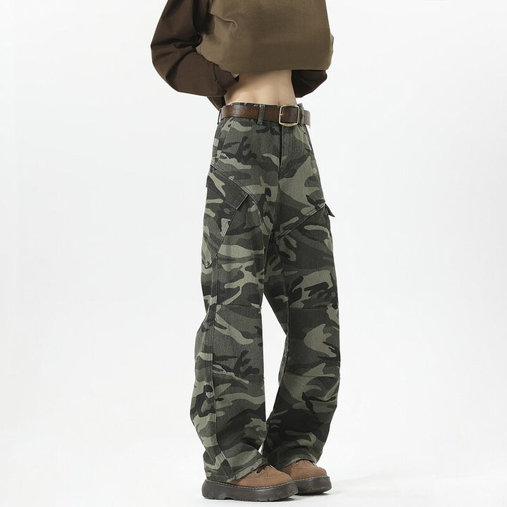 Dame Casual Løse Camo-Bukser Stilla