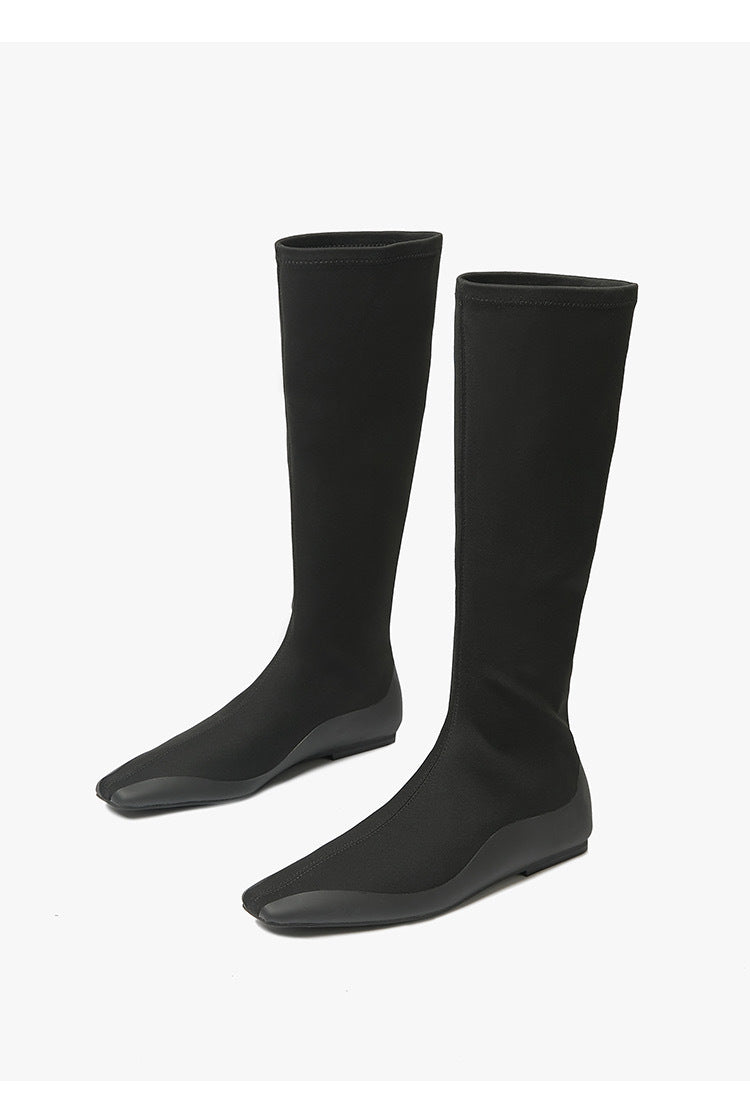 Dame mode støvler lavet af elastisk materiale med moderne design Stilla