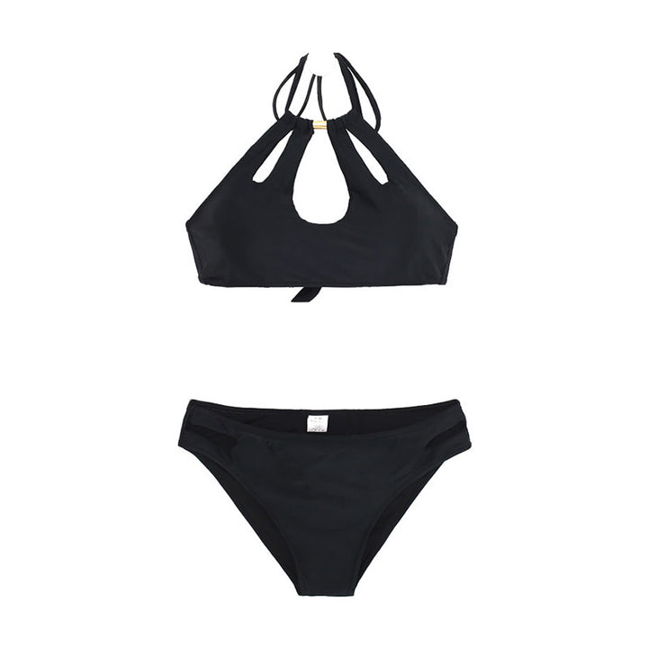 Dame Bikini med forførende cut-outs og elegant halterneck Stilla