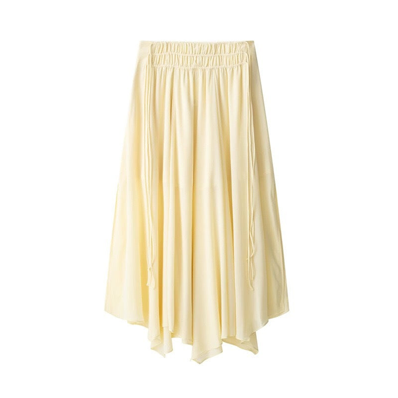Femme Elegante Rynkeudskæring Bluse Stilla