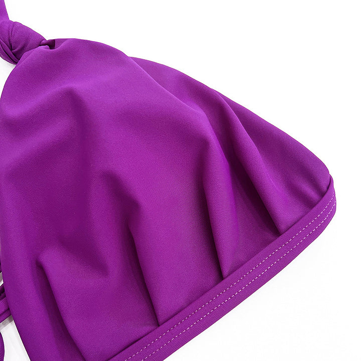 Dame bikini sæt med højskåret trusse og stropløs overdel Stilla
