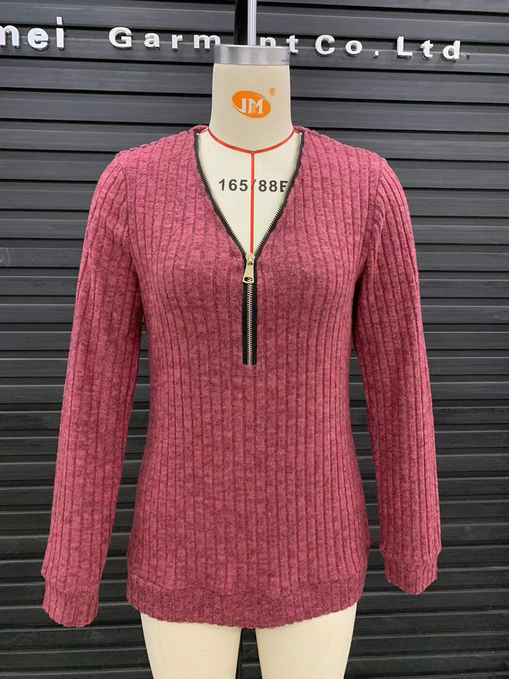 Dame Trendy Strikpullover i afslappet Look Stilla