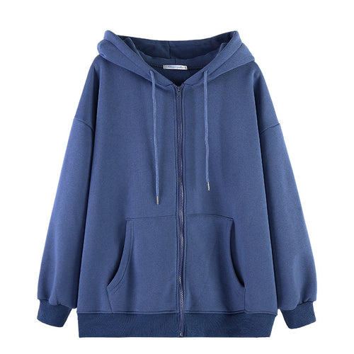 Femme Oversized Zip-Up Hoodie Stilla